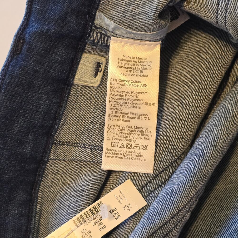 Madewell Jeans Womens Size 25T Blue The Tall Emmy Wide Leg High Rise Stretch NWT - Picture 4 of 14